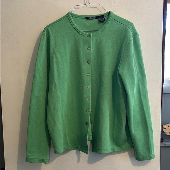 Reference Point Women's Green Cardigan - Picture 1 of 5